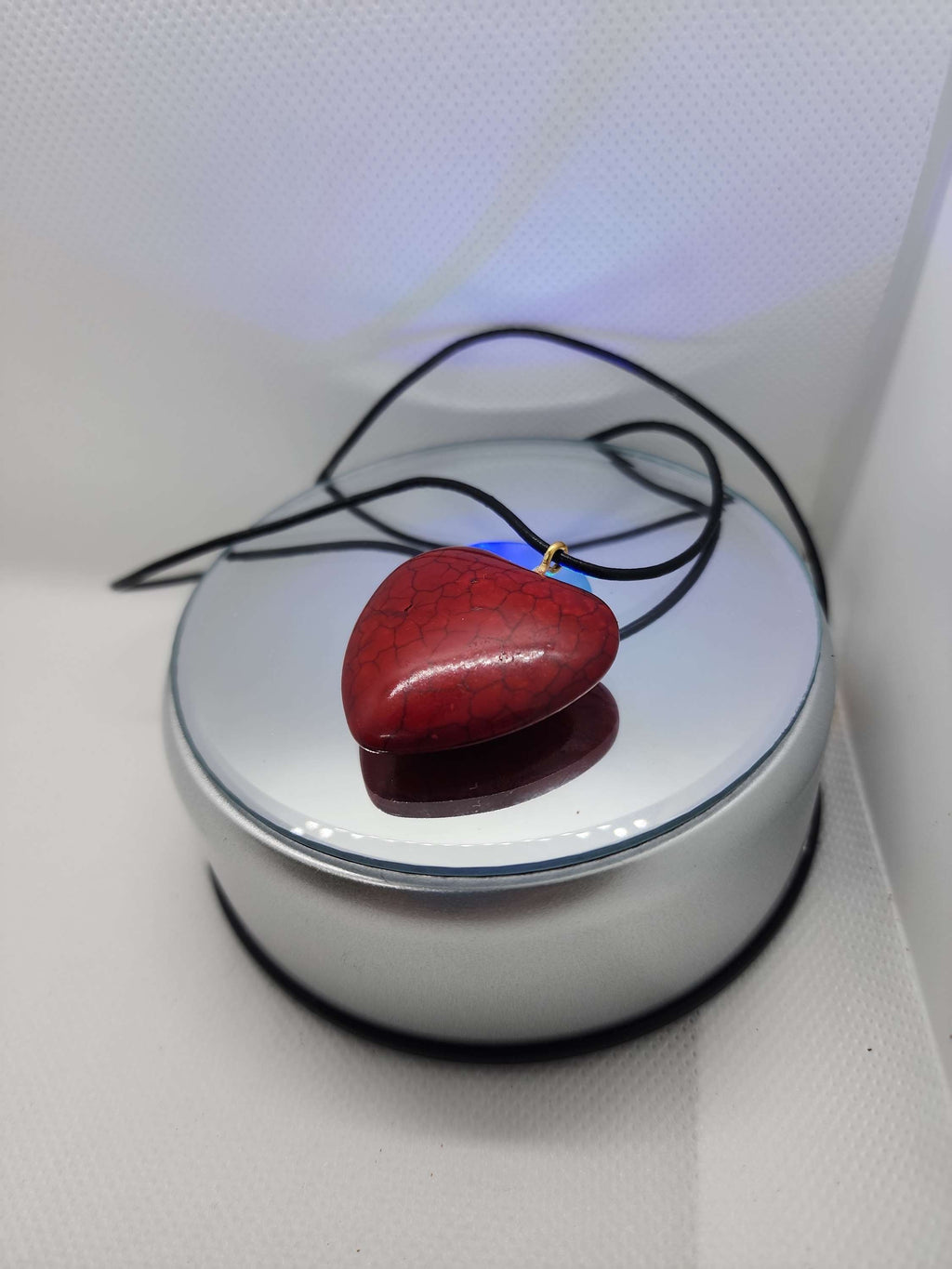 Natural stone Love Heart necklace for women  big  image 2