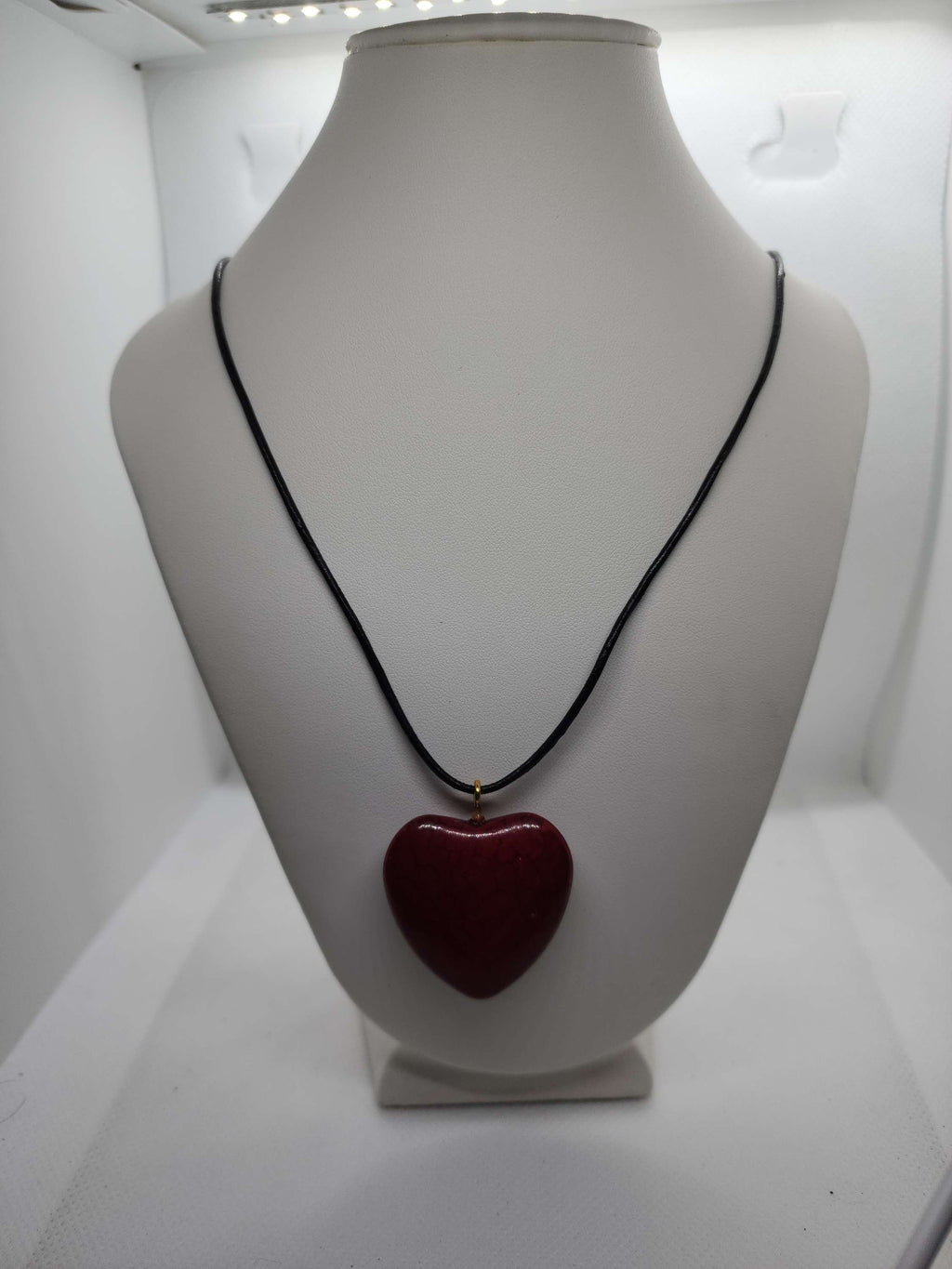 Natural stone Love Heart necklace for women  big  image 0