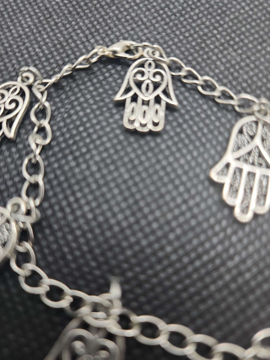 Hand  bracelet zink hand made image 1